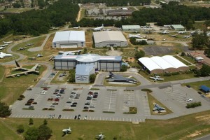Aerial view of the museum in May 2008.